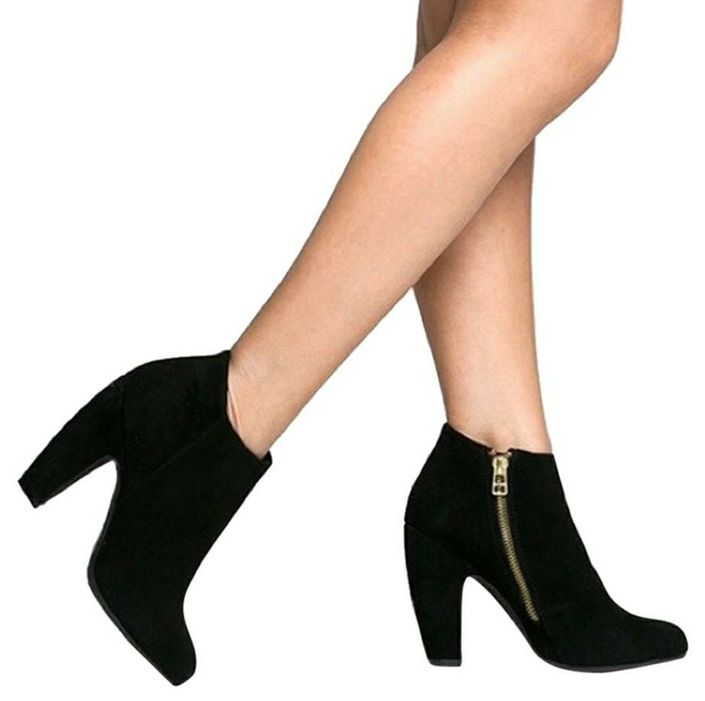 Steve Madden PANELOPE Suede Ankle Booties - Picture 2 of 8